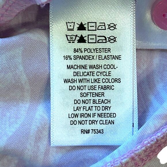 Laura Ashley Dress Size M Pink Floral Sleeveless Ruffle Pockets Golf Tennis - Picture 11 of 11